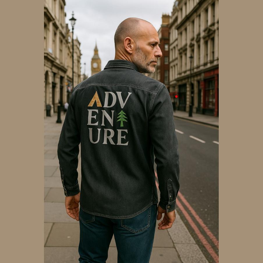 Sobrecamisa de hombre La Sal Adventure Col. Negro