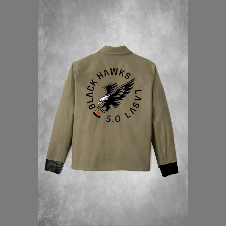 Sobrecamisa de hombre La Sal Black Hawks Col. Tabaco - Imagen 2
