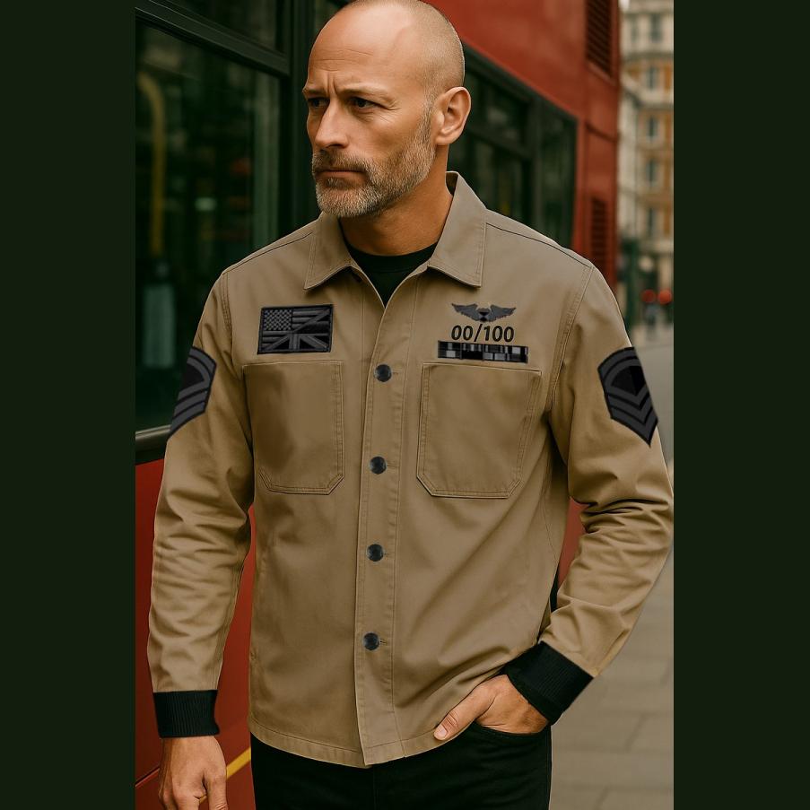 Sobrecamisa de hombre La Sal Black Hawks Col. Tabaco