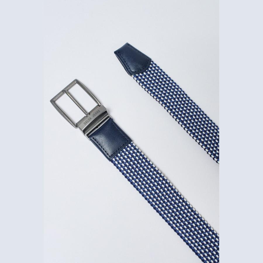 Cinturón entrelazado reversible Salsa Jeans Col. Azul y Blanco - Imagen 3
