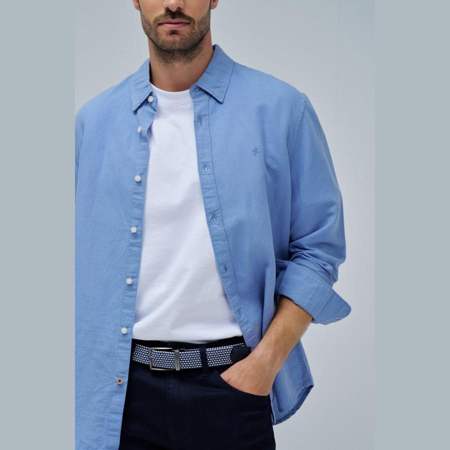 Cinturón entrelazado reversible Salsa Jeans Col. Azul y Blanco