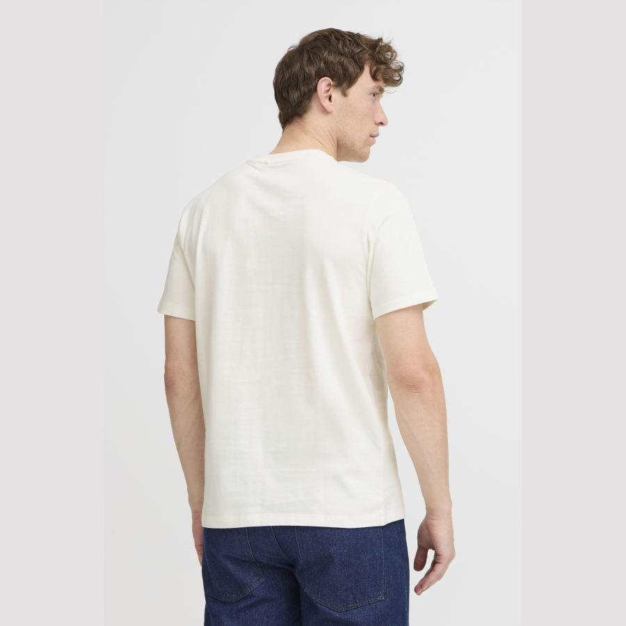 Camiseta Blend estampado toro cascos blanco - Imagen 3