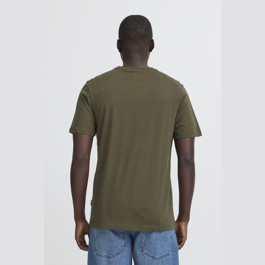 Camiseta Blend estampado montaña Col. Kaki - Imagen 3