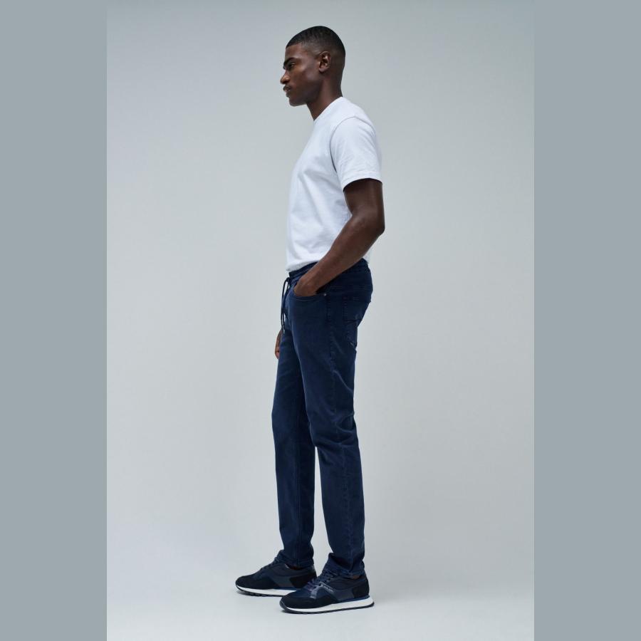 Pantalón Salsa vaquero con cinturilla de goma Joggers  S-Activ Azul - Imagen 2