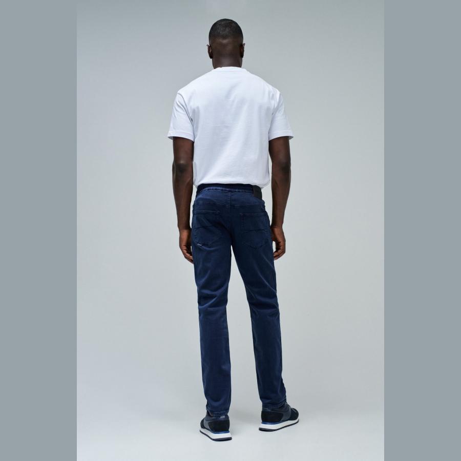 Pantalón Salsa vaquero con cinturilla de goma Joggers  S-Activ Azul - Imagen 3