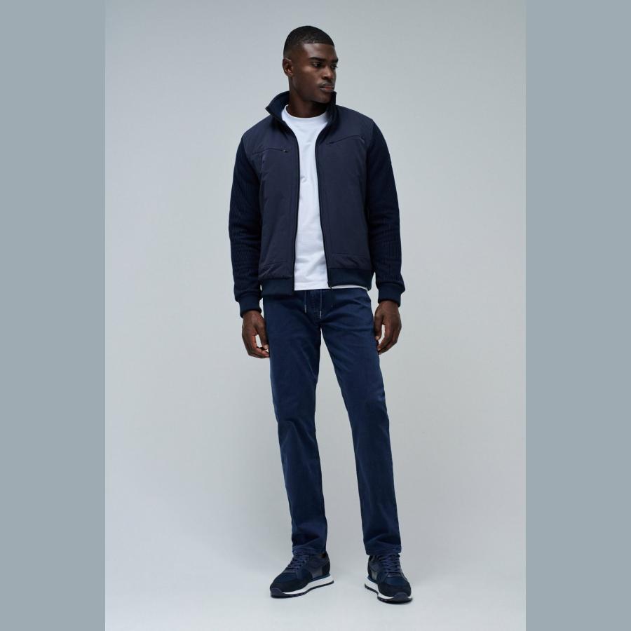 Pantalón Salsa vaquero con cinturilla de goma Joggers  S-Activ Azul