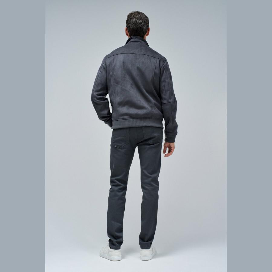 Cazadora Salsa bomber antelina Col. Gris - Imagen 3
