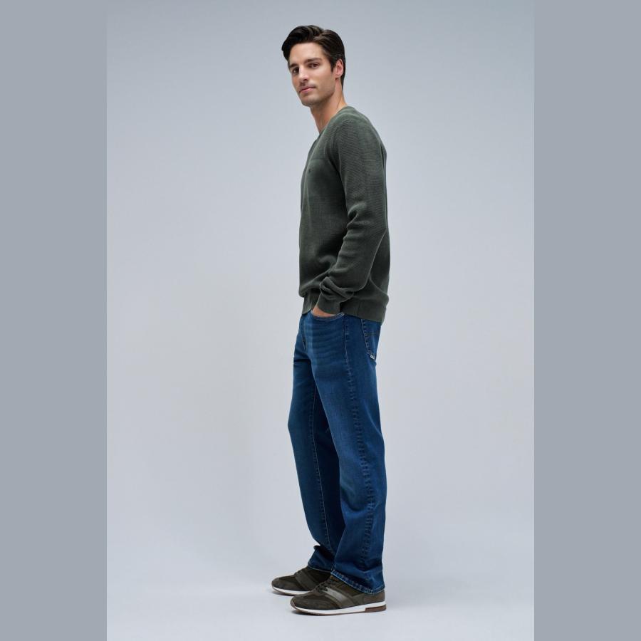 Jersey de punto Salsa con textura Kaki - Imagen 3
