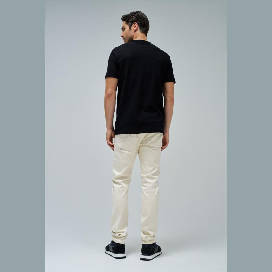 Camiseta Salsa con textura Negro - Imagen 3