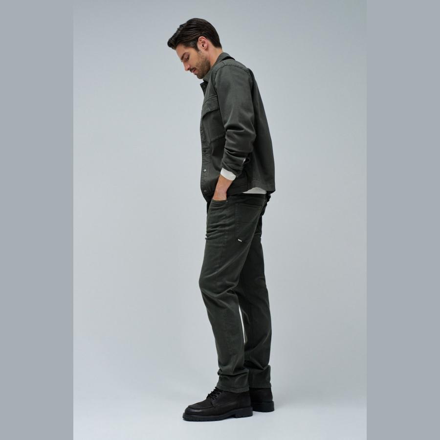 Sobrecamisa Salsa regular fit S-Activ Kaki - Imagen 2