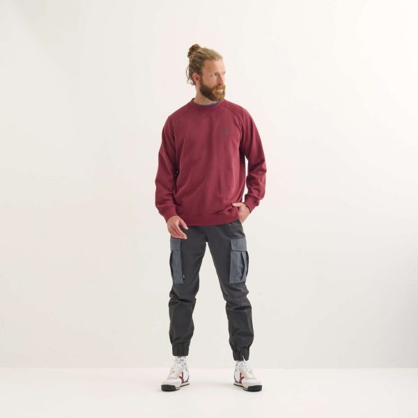Sudadera BCN Lifestyle Munich Col. Wine - Imagen 2