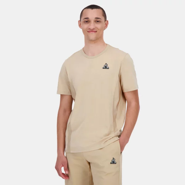 Camiseta Basic Logo Lecoq Col. Beige