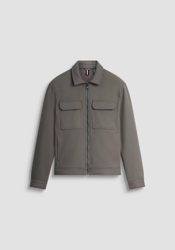 Sudadera Antony Morato regular fit con cremallera Kaki
