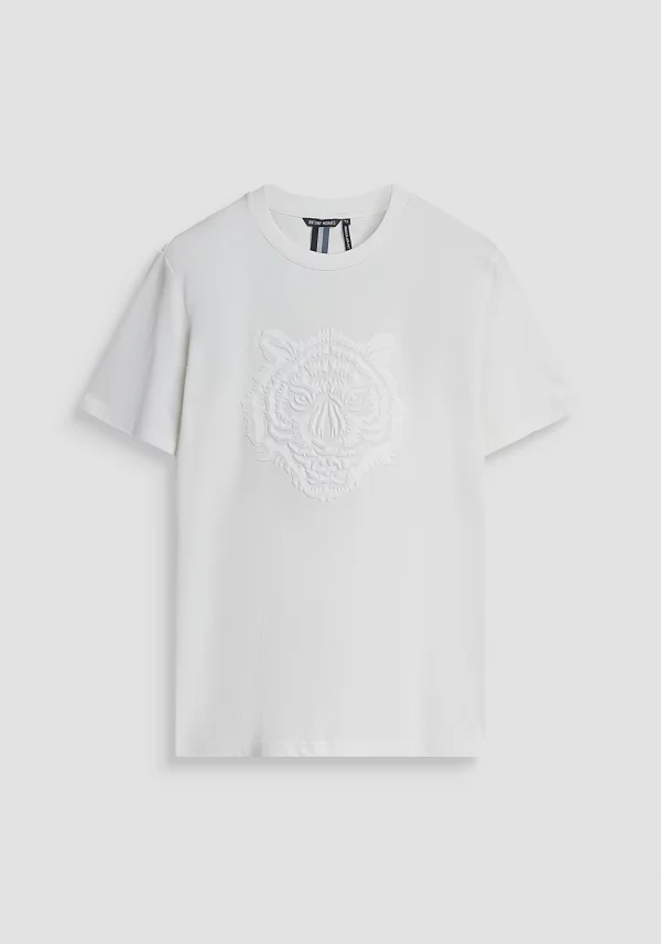 Camiseta Antony Morato regular fit de algodón con estampado tigre gomoso