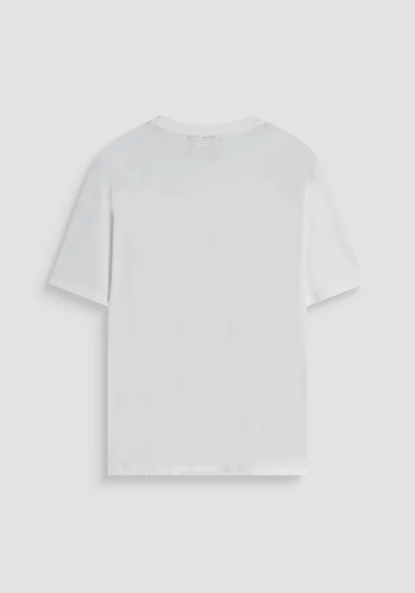 Camiseta Antony Morato regular fit de algodón con estampado tigre gomoso - Imagen 2