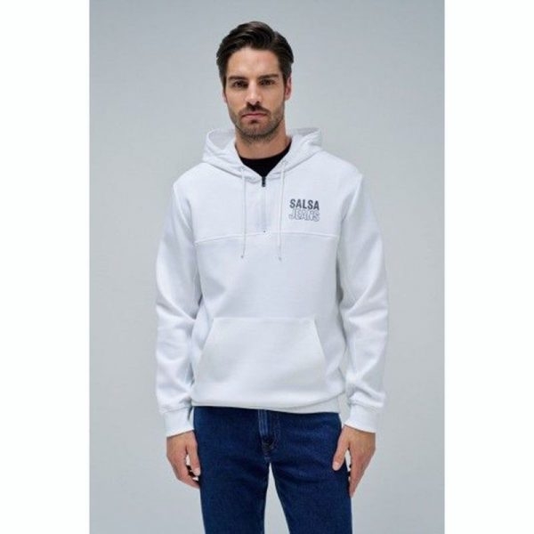 Sudadera con capucha Salsa Jeans Col.White