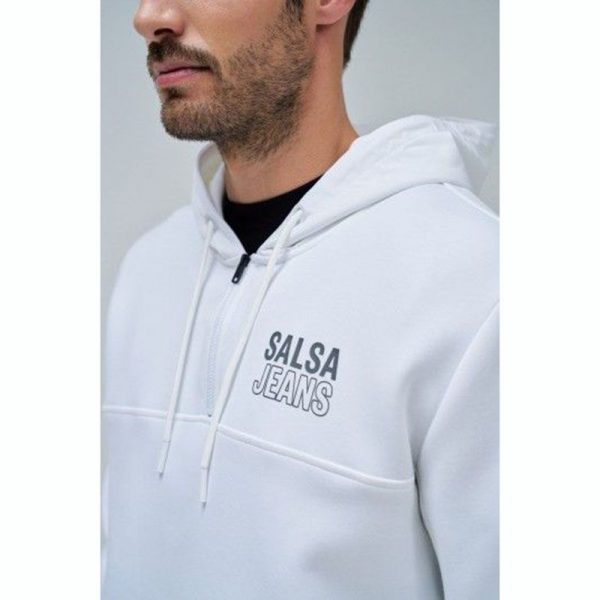 Sudadera con capucha Salsa Jeans Col.White - Imagen 2