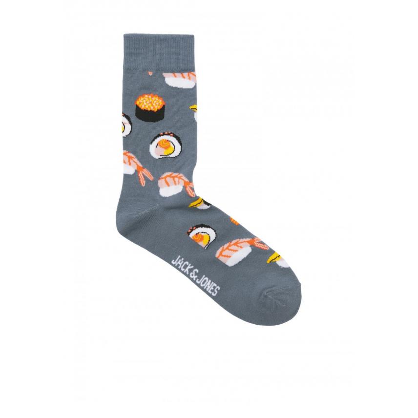 Pack 3 pares de calcetines estampados y unicolor blue/black Jack&Jones - Imagen 4