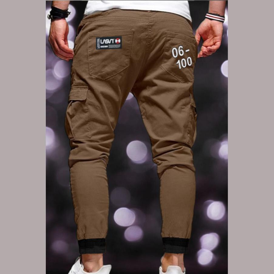 Pantalón de hombre Jogger La Sal Plastic tabaco - Imagen 3