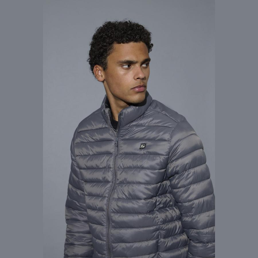Chaqueta Blend acolchada bolsillos invisibles Gris - Imagen 2