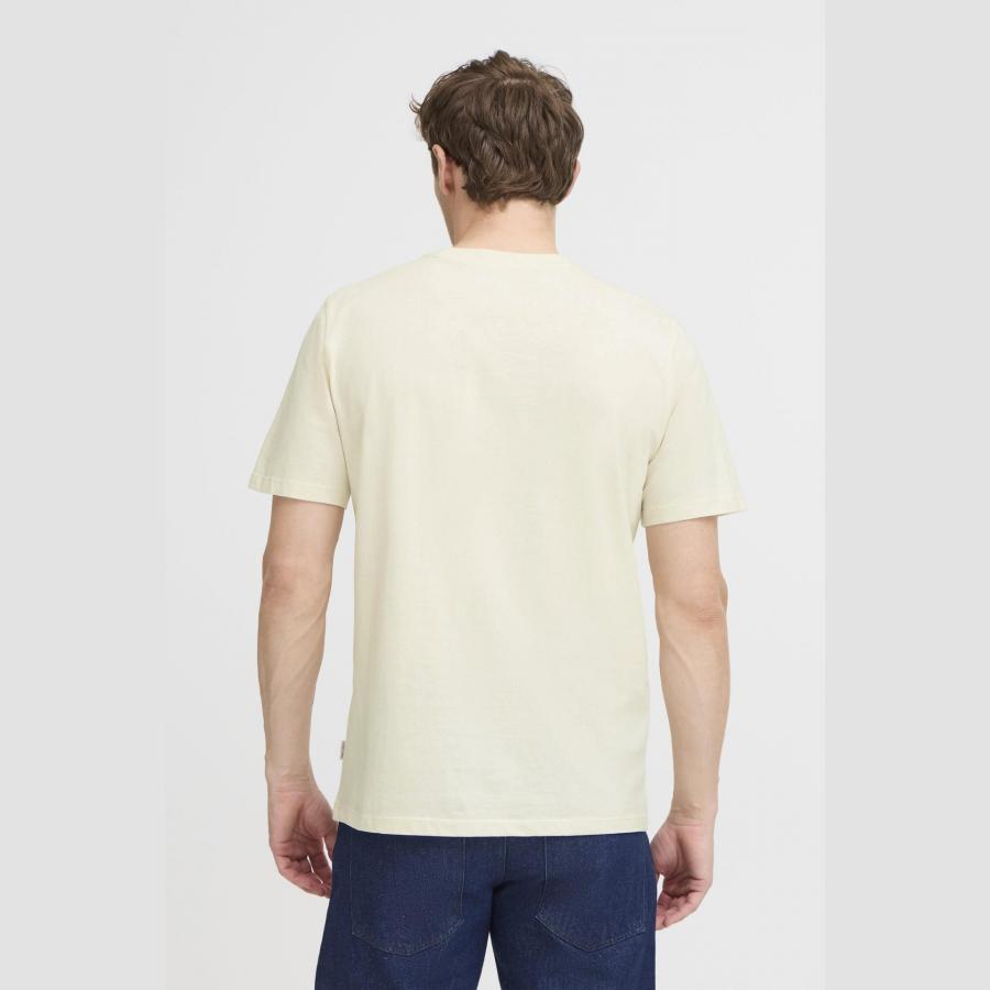 Camiseta Blend de algodón con estampado Beige - Imagen 3
