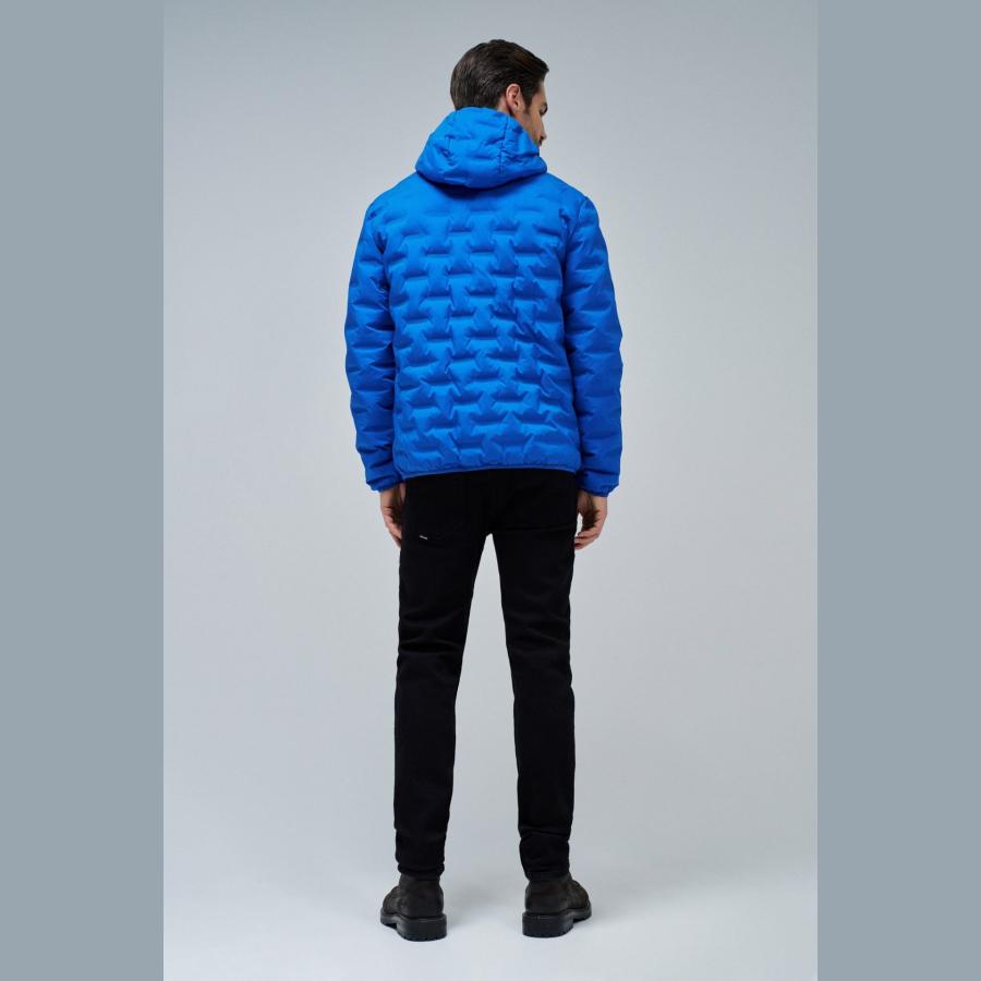 Chaqueta Salsa acolchada con gorro Azul - Imagen 2