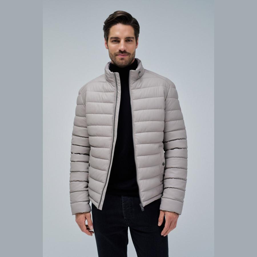 Chaqueta Salsa acolchada efecto piel Col. Hielo