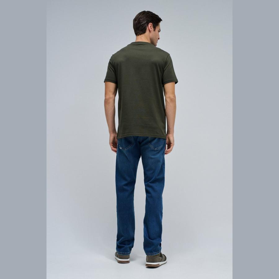 Camiseta Salsa slim con logo Kaki - Imagen 2
