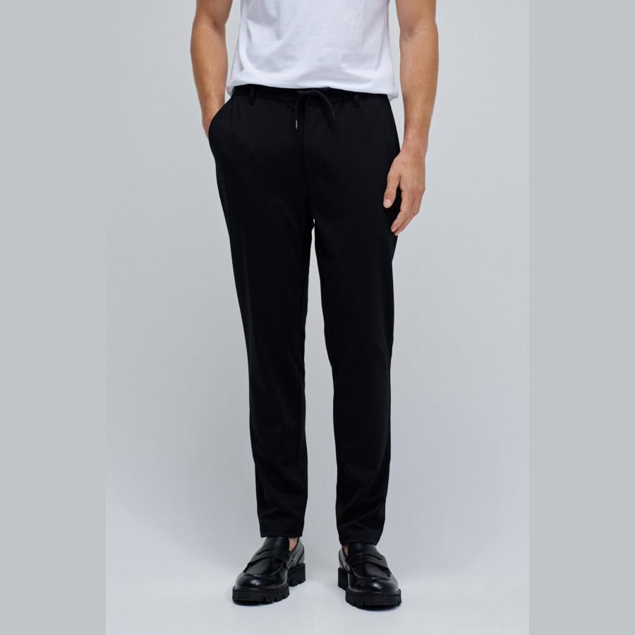 Pantalón Salsa chino joggers slim fit Negro
