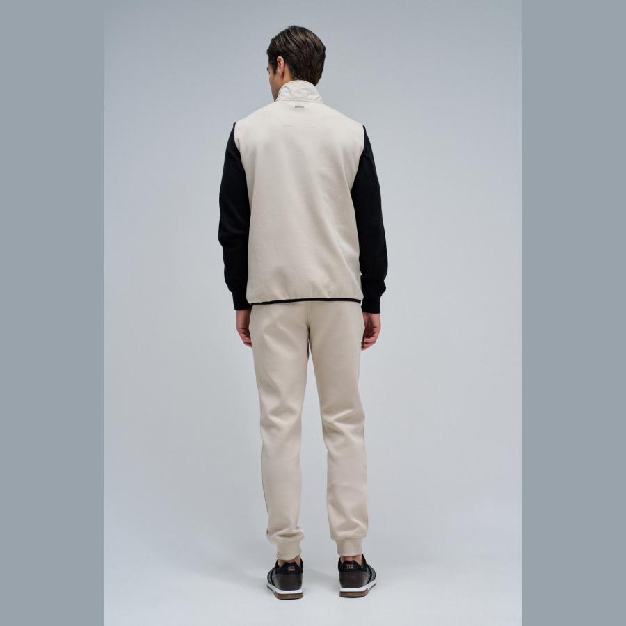 Chaleco acolchado Salsa doble textura Beige - Imagen 2