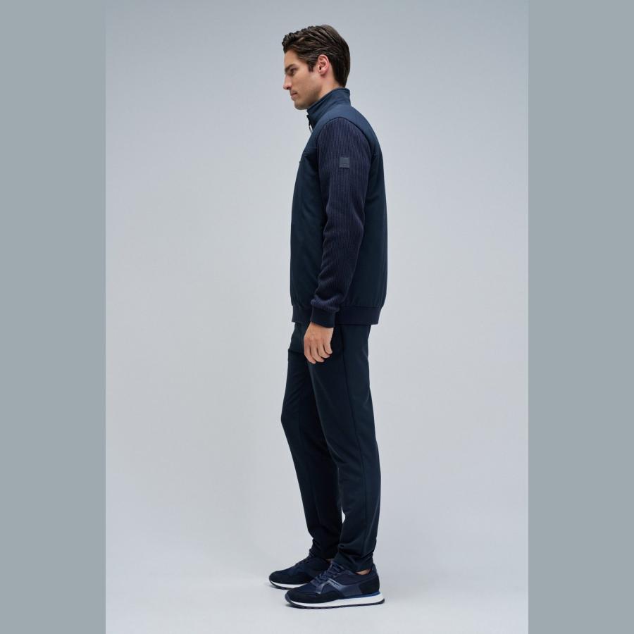 Chaqueta Salsa Regular con mezcla de materiales Marino - Imagen 2