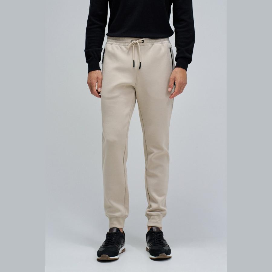 Pantalones Salsa chinos Joggers slim fit Beige - Imagen 3