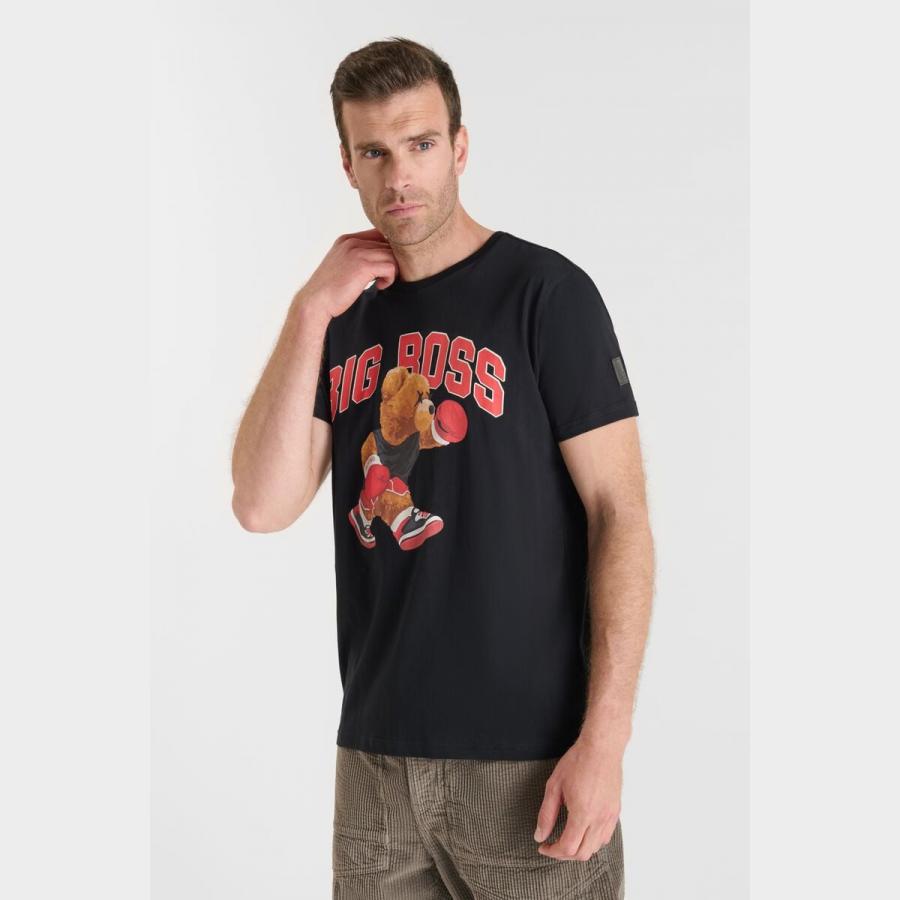 Camiseta LTC Bishop t-shirt oso boxeo black - Imagen 2