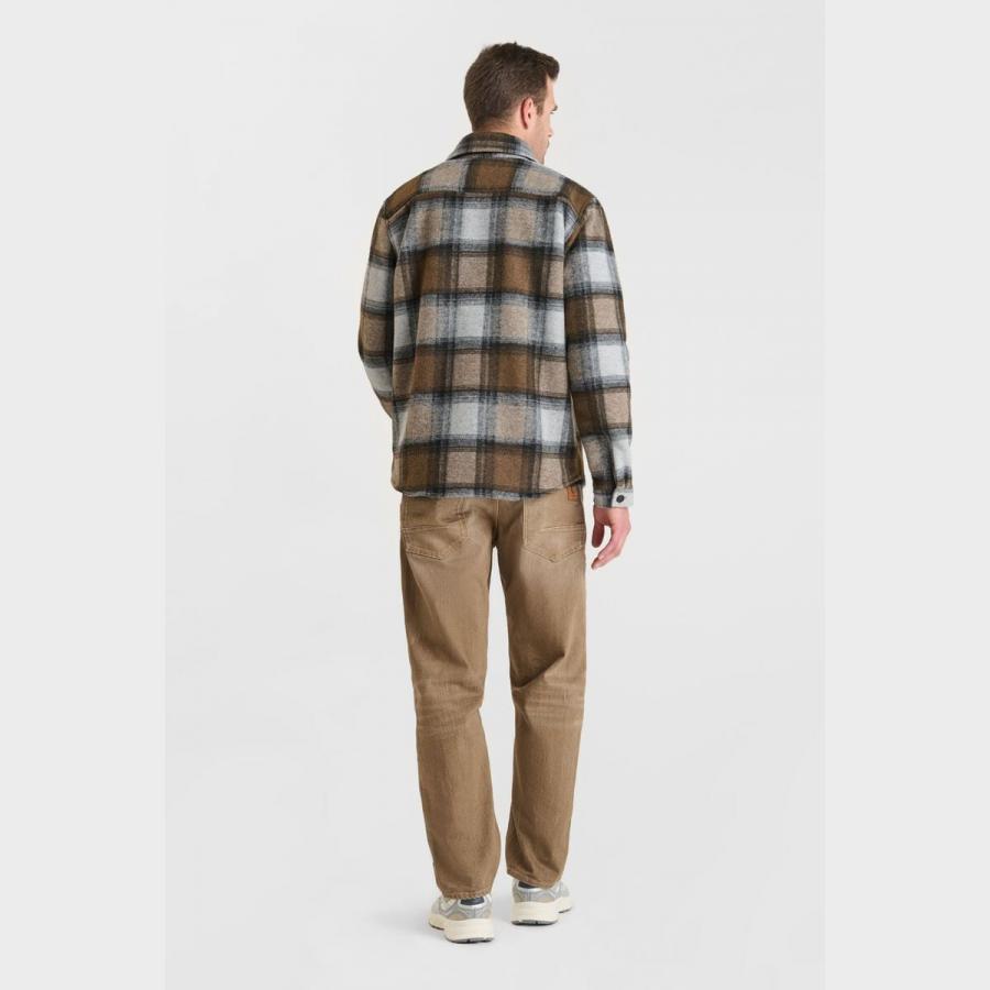 Sobrecamisa de cuadros LTC Veste Pigan marrón - Imagen 3