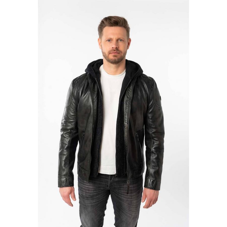 Chaqueta de piel Mauritius cholly dark anthracite - Imagen 2
