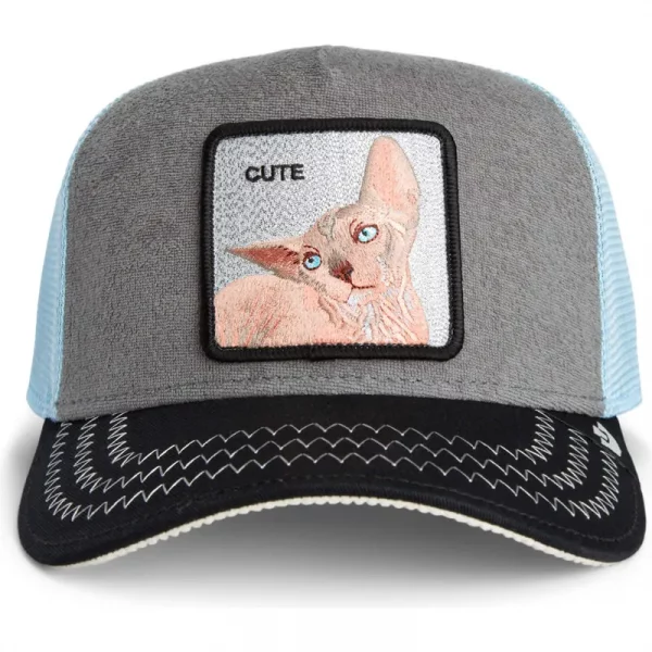 Gorra trucker multicolor gato Cute Remix The Farm de Goorin Bros. - Imagen 3