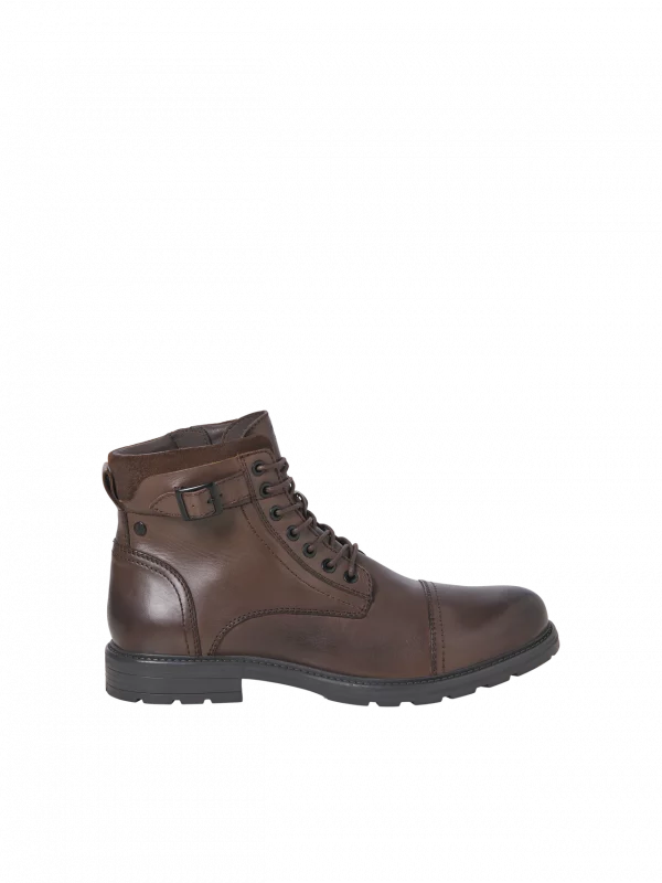 Botas J&J Chatsworth leather boot Brown stone - Imagen 2