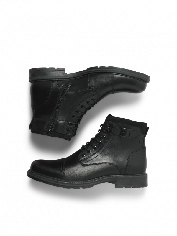 Botas J&J Chatsworth leather boot Anthracite - Imagen 3