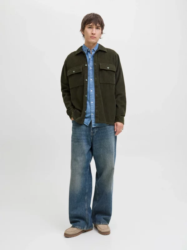 Sobrecamisa JJEPerfect Corduray overshirt Rosin - Imagen 2