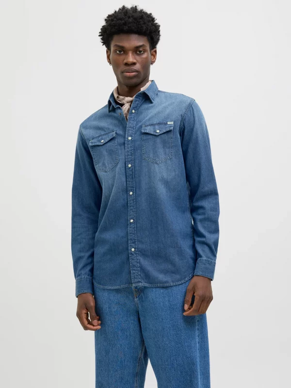 Camisa vaquera J&J Sheridan Medium Blue