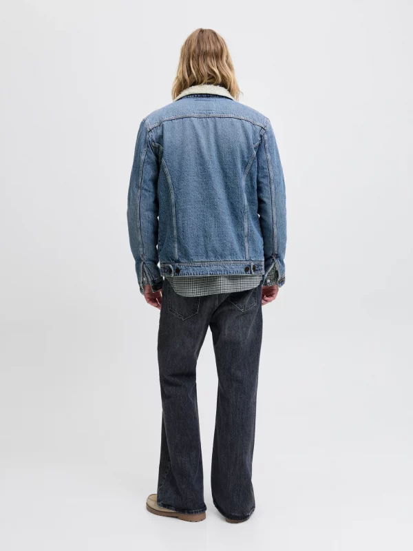 Chaqueta vaquera J&J Jean jacket Sherpa Blue Denim - Imagen 3