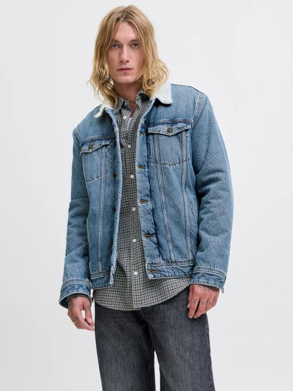 Chaqueta vaquera J&J Jean jacket Sherpa Blue Denim