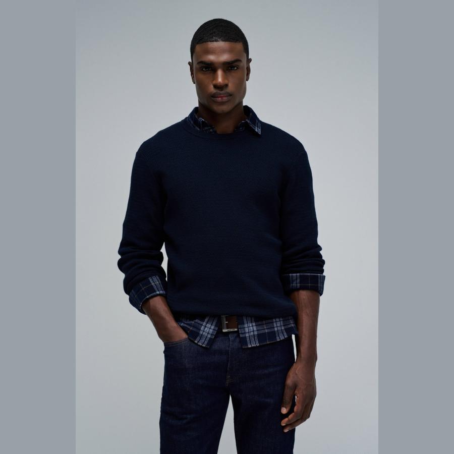 Jersey Salsa Jeans de punto texturizado Col. Marino