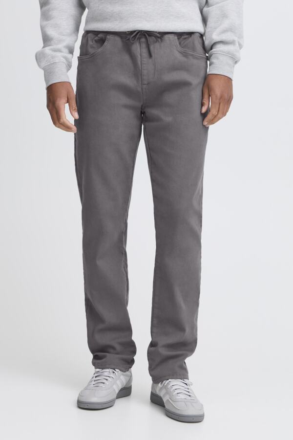 Pantalón vaquero Blend con cinturilla elástica Col. Gris - Imagen 4