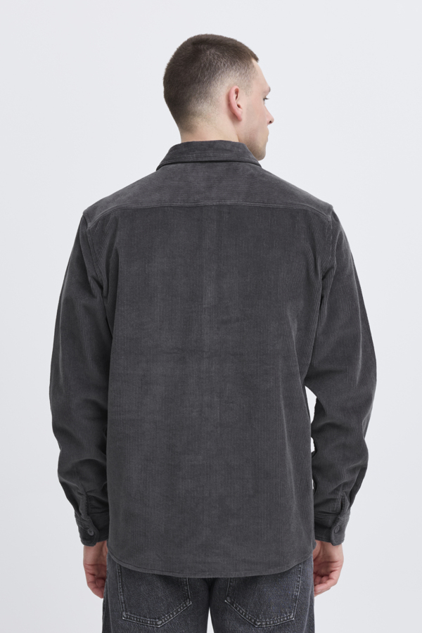 Sobrecamisa Blend de pana Col. Gris oscuro - Imagen 3