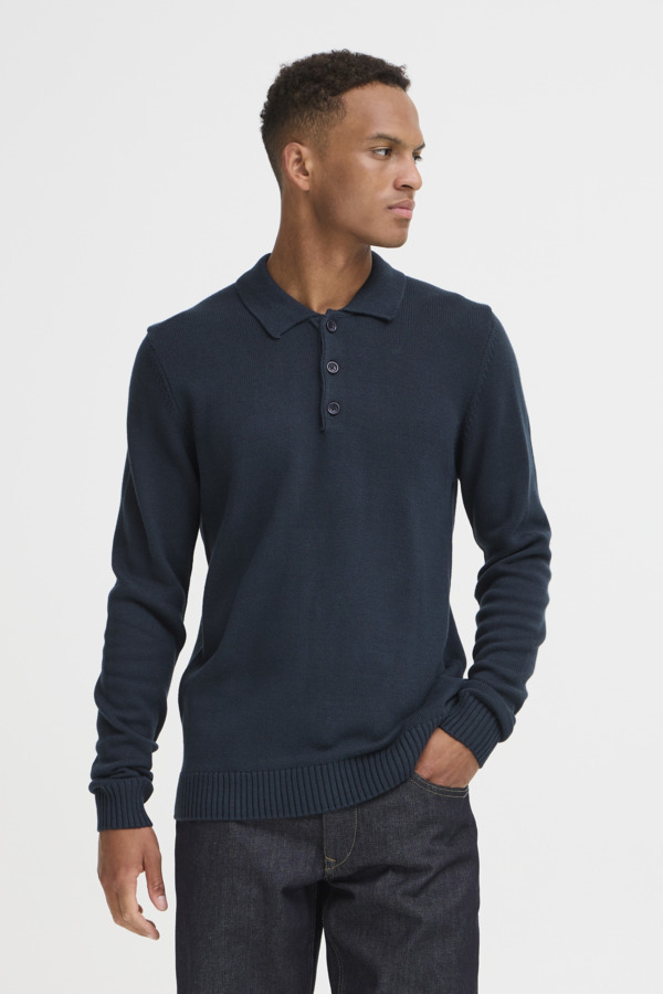 Jersey Blend con con cuellos Col. Marino - Imagen 3