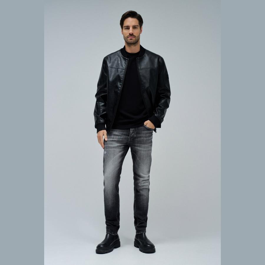 Pantalón Salsa slim fit Craft Series Negro