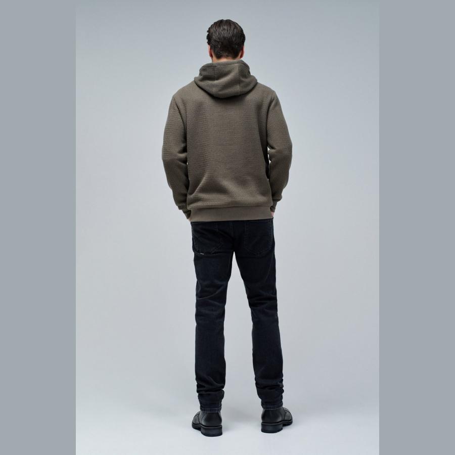 Sudadera Salsa con gorro en tejido de punto texturizado - Imagen 3