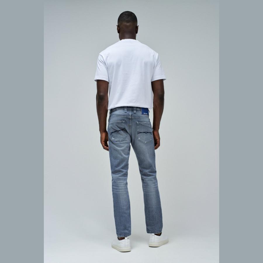 Pantalon Salsa regular fit Craft series Gris - Imagen 2