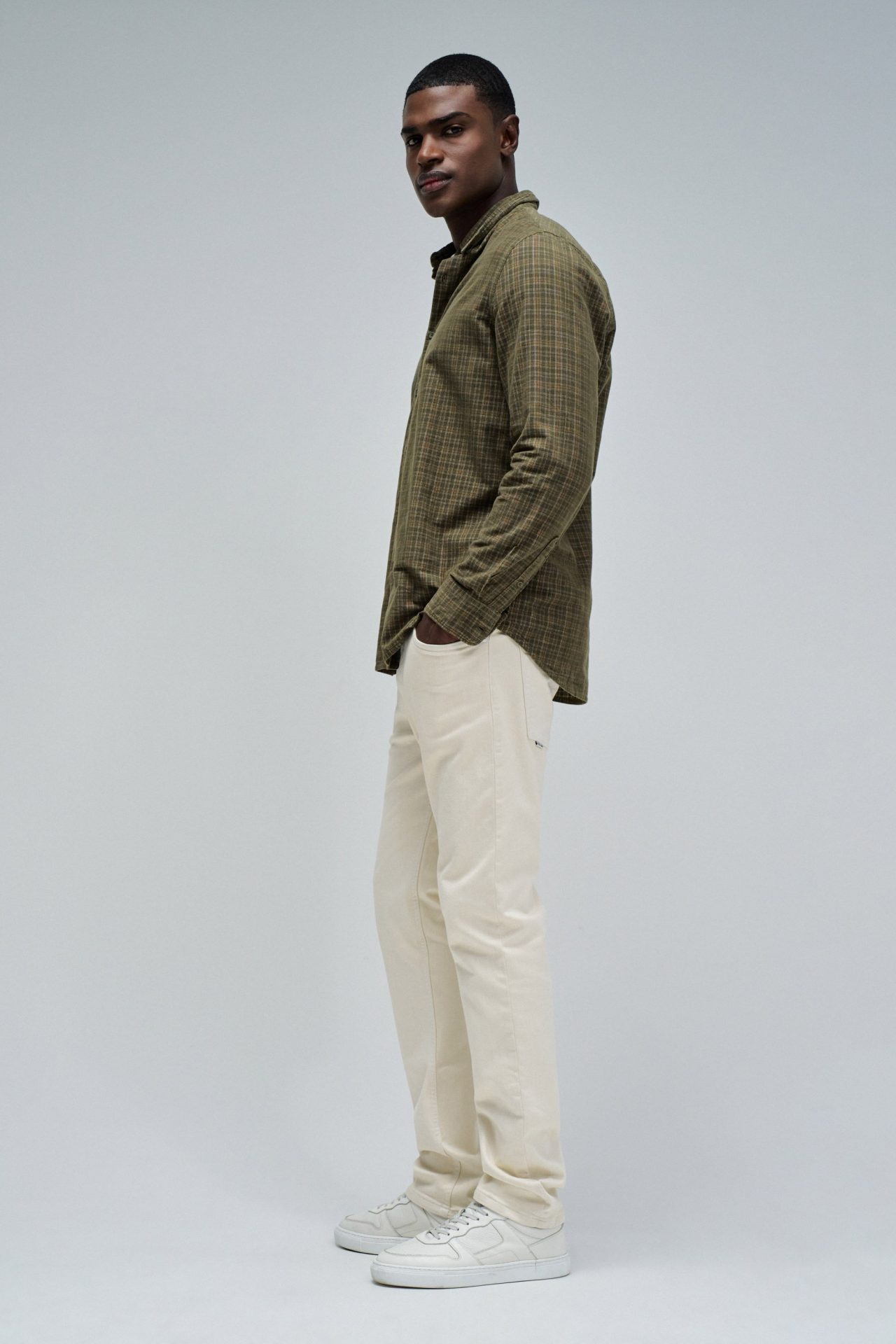 Camisa Salsa regular fit de cuadros Col. Verde - Imagen 3